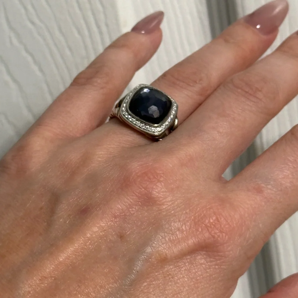 David Yurman Albion 11mm ring BLACK ORCHID - Picture 6 of 8